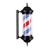 LED Blue Red Stripes Rotating Barber Shop Pole 28In - BP 848 - GreenLife-Barber Pole